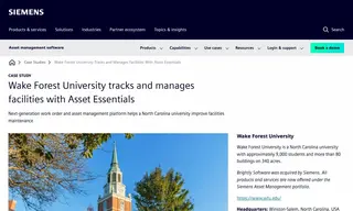 Preview of the Wake Forest University Case Study