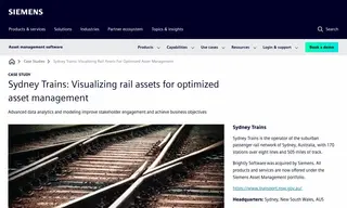 Preview of the Sydney Trains Case Study