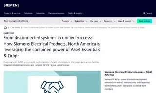 Preview of the Siemens Electrical Products Business, North America Case Study