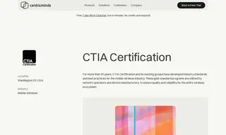 Preview of the CTIA Certification Case Study