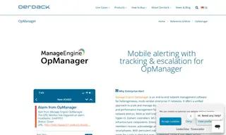 Preview of the Manage Engine OpManager Case Study