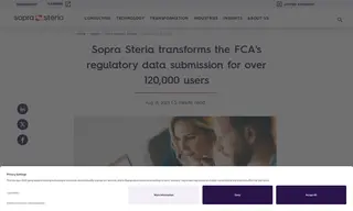 Preview of the Financial Conduct Authority Case Study