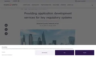 Preview of the Financial Conduct Authority Case Study
