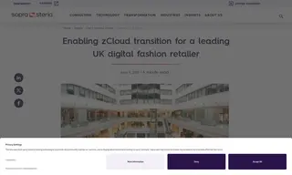 Preview of the Leading UK Digital Fashion Retailer Case Study