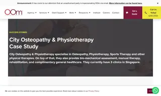 Preview of the City Osteopathy & Physiotherapy Case Study