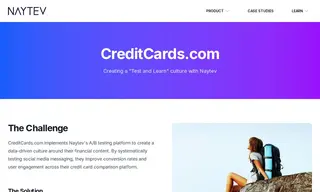 Preview of the CreditCards.com Case Study