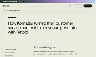 Preview of the Komatsu Case Study