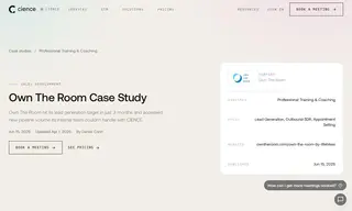 Preview of the Own The Room Case Study