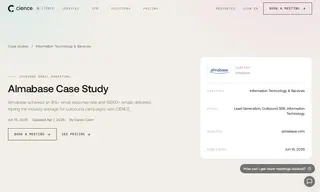 Preview of the Almabase Case Study