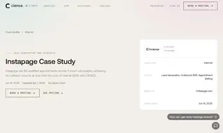 Preview of the Instapage Case Study