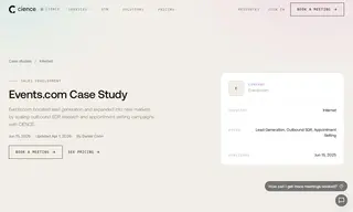 Preview of the Events.com Case Study
