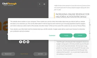 Preview of the Halfords Autocentre Case Study