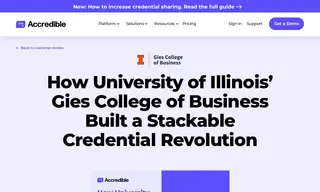 Preview of the Gies College of Business Case Study