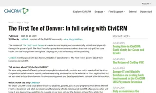 Preview of the The First Tee of Denver Case Study