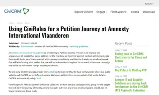 Preview of the Amnesty International Vlaanderen Case Study