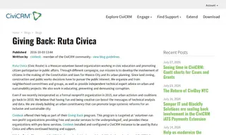 Preview of the Ruta Civica Case Study