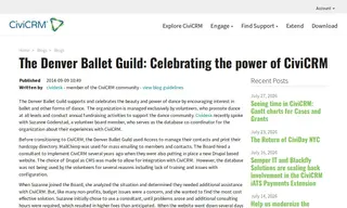 Preview of the Denver Ballet Guild Case Study