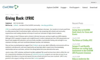 Preview of the Lyric Case Study