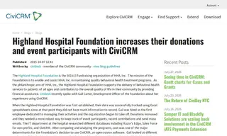 Preview of the Highland Hospital Foundation Case Study