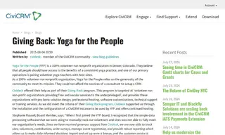 Preview of the Yoga for the People (yfp) Case Study