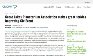 Preview of the Great Lakes Planetarium Association Case Study