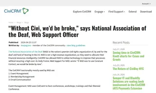 Preview of the National Association of the Deaf Case Study