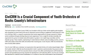 Preview of the Youth Orchestra of Bucks County (yobc) Case Study