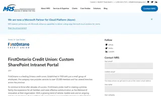Preview of the FirstOntario Credit Union Case Study