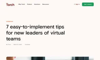 Preview of the Torch Case Study