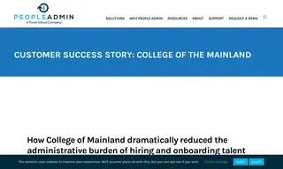 Preview of the College of the Mainland Case Study