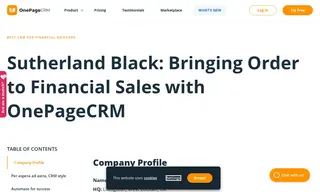 Preview of the Sutherland Black Case Study