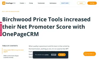 Preview of the Birchwood Price Tools Case Study