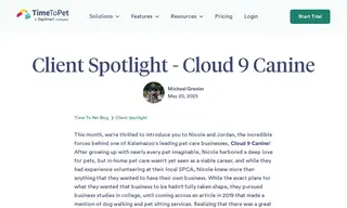 Preview of the Cloud 9 Canine Case Study