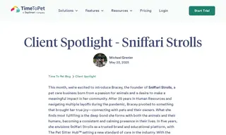 Preview of the Sniffari Strolls Case Study