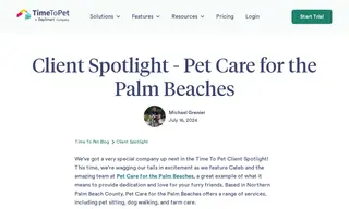 Preview of the Pet Care for the Palm Beaches Case Study