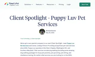 Preview of the Puppy Luv Pet Services Case Study