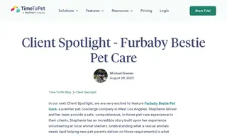 Preview of the Furbaby Bestie Pet Care Case Study