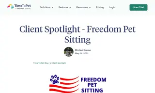 Preview of the Freedom Pet Sitting Case Study