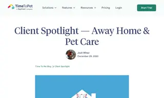 Preview of the Away Home & Pet Care Case Study