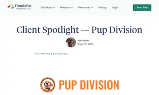 Preview of the Pup Division Case Study
