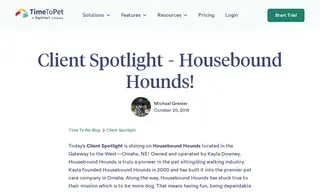 Preview of the Housebound Hounds Case Study