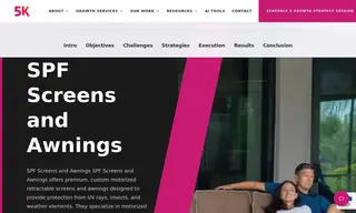 Preview of the SPF Screens and Awnings Case Study
