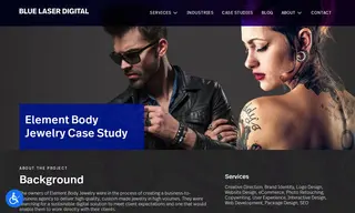 Preview of the Element Body Jewelry Case Study