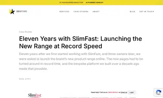 Preview of the SlimFast Case Study