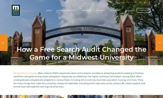 Preview of the Spring Arbor University Case Study