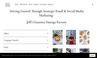 Preview of the Jeff's Gourmet Sausage Factory Case Study