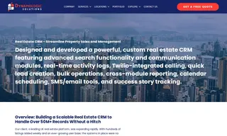 Preview of the UK-based Real Estate Company Case Study