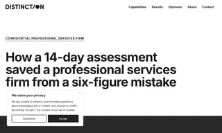 Preview of the Confidential Professional Services Firm Case Study