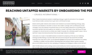 Preview of the Cruises International Case Study