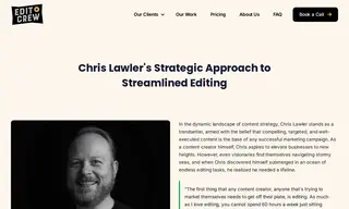 Preview of the Chris Lawler Case Study